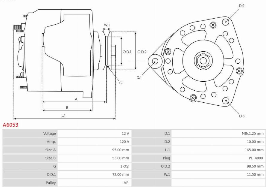 AS-PL A6053 - Alternator www.molydon.hr