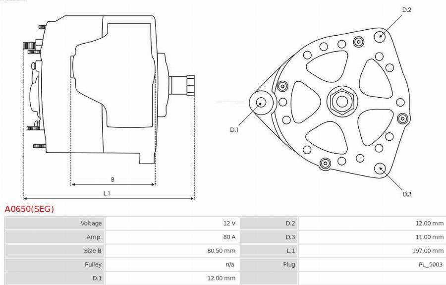 AS-PL A0650(SEG) - Alternator www.molydon.hr