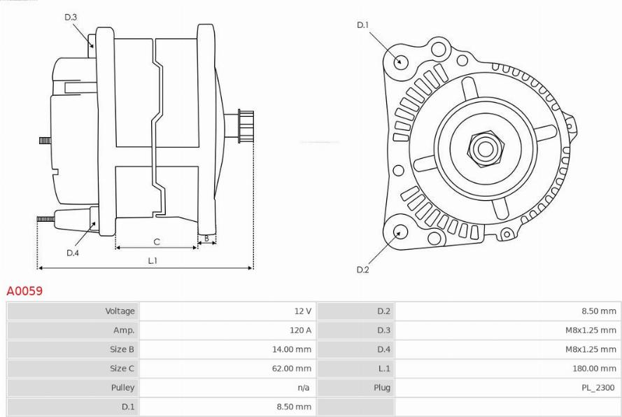 AS-PL A0059 - Alternator www.molydon.hr