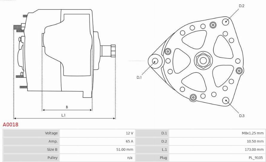 AS-PL A0018 - Alternator www.molydon.hr