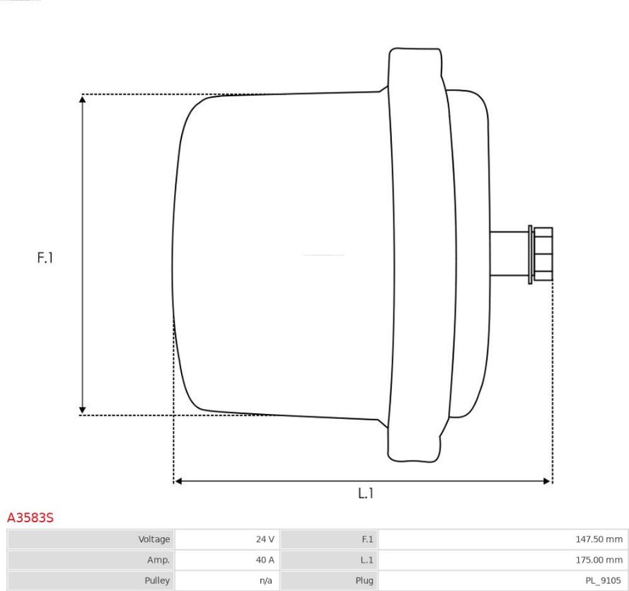 AS-PL A3583S - Alternator www.molydon.hr