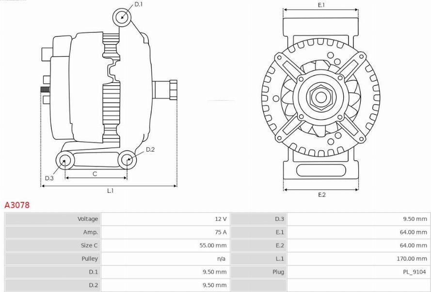 AS-PL A3078 - Alternator www.molydon.hr