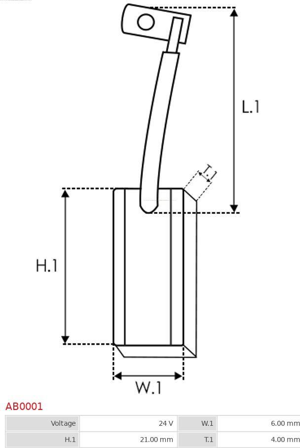 AS-PL AB0001 - Ugljena cetkica, alternator www.molydon.hr