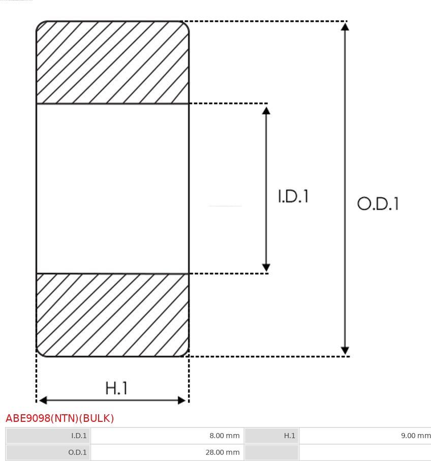 AS-PL ABE9098(NTN)(BULK) - Ležaj www.molydon.hr