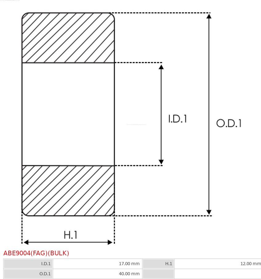 AS-PL ABE9004(FAG)(BULK) - Ležaj www.molydon.hr