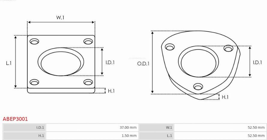 AS-PL ABEP3001 - Set za popravak, alternator www.molydon.hr