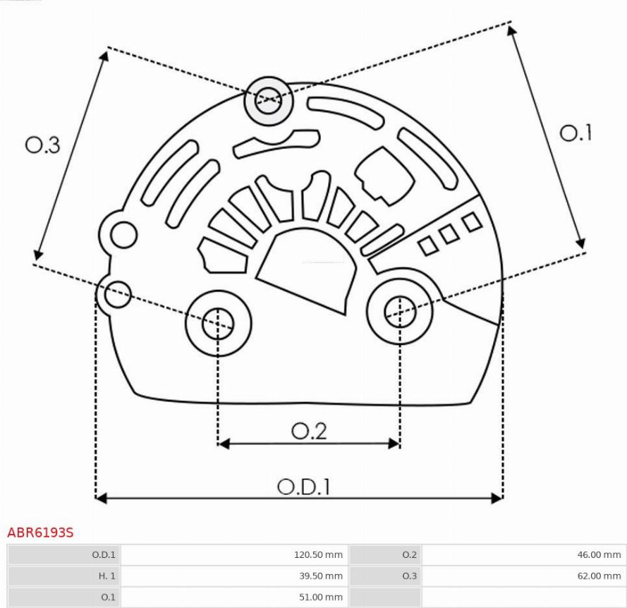 AS-PL ABR6193S - Zaštitni poklopac, alternator www.molydon.hr