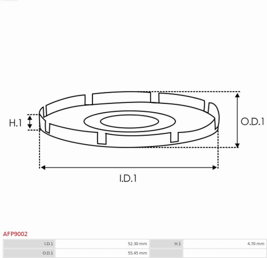 AS-PL AFP9002 - Remenica, alternator www.molydon.hr