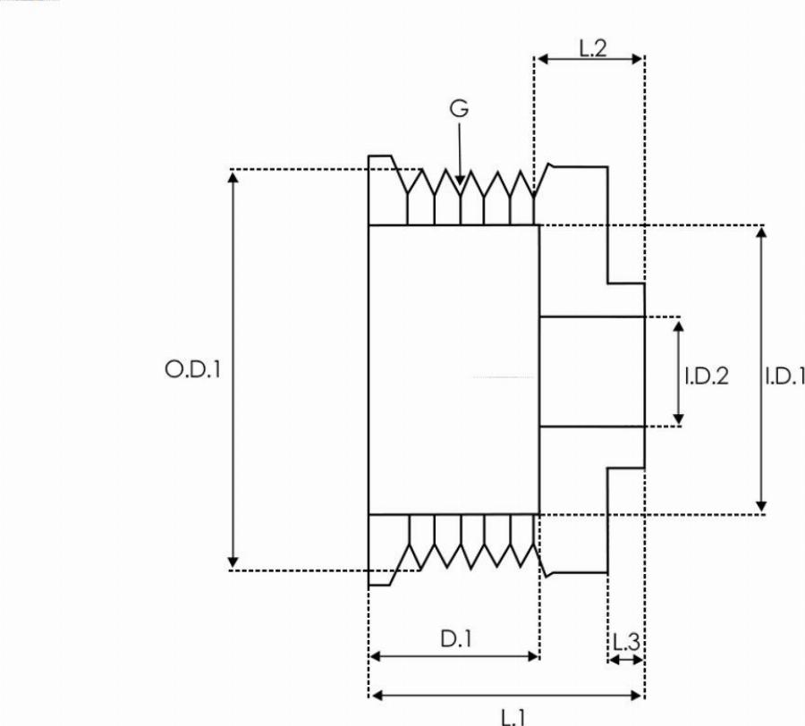 AS-PL AP5001SR - Remenica, alternator www.molydon.hr