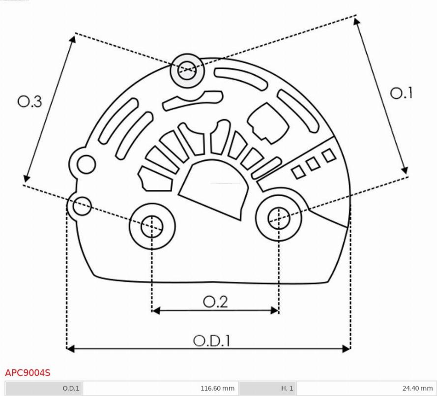 AS-PL APC9004S - Zaštitni poklopac, alternator www.molydon.hr