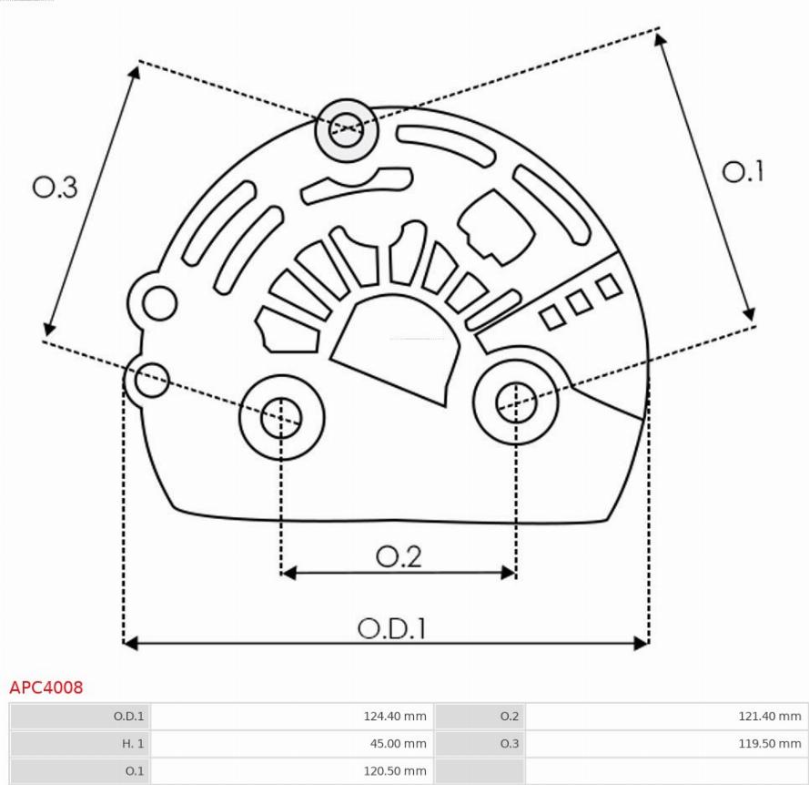 AS-PL APC4008 - Zaštitni poklopac, alternator www.molydon.hr