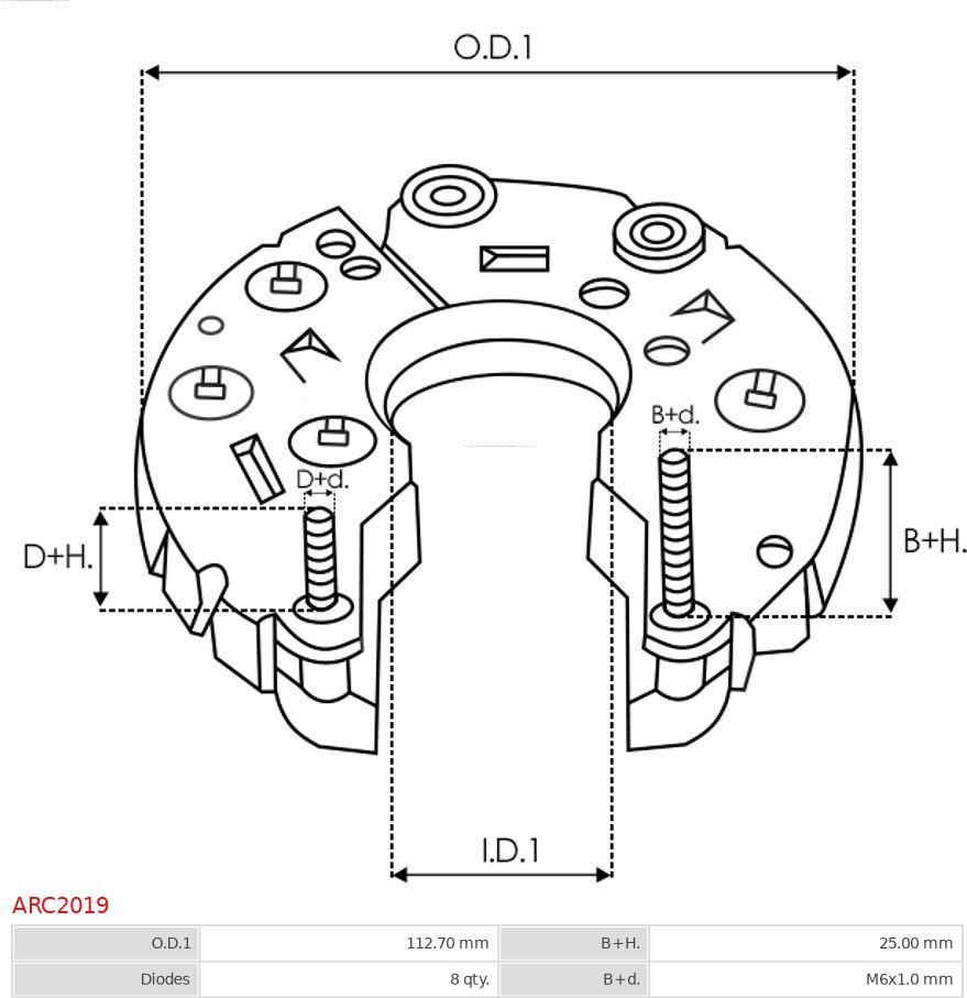 AS-PL ARC2019 - Ispravljac, alternator www.molydon.hr