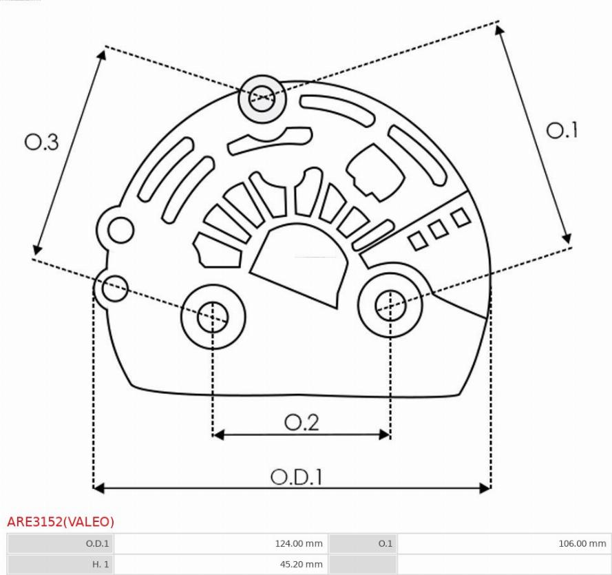 AS-PL ARE3152(VALEO) - Zaštitni poklopac, alternator www.molydon.hr