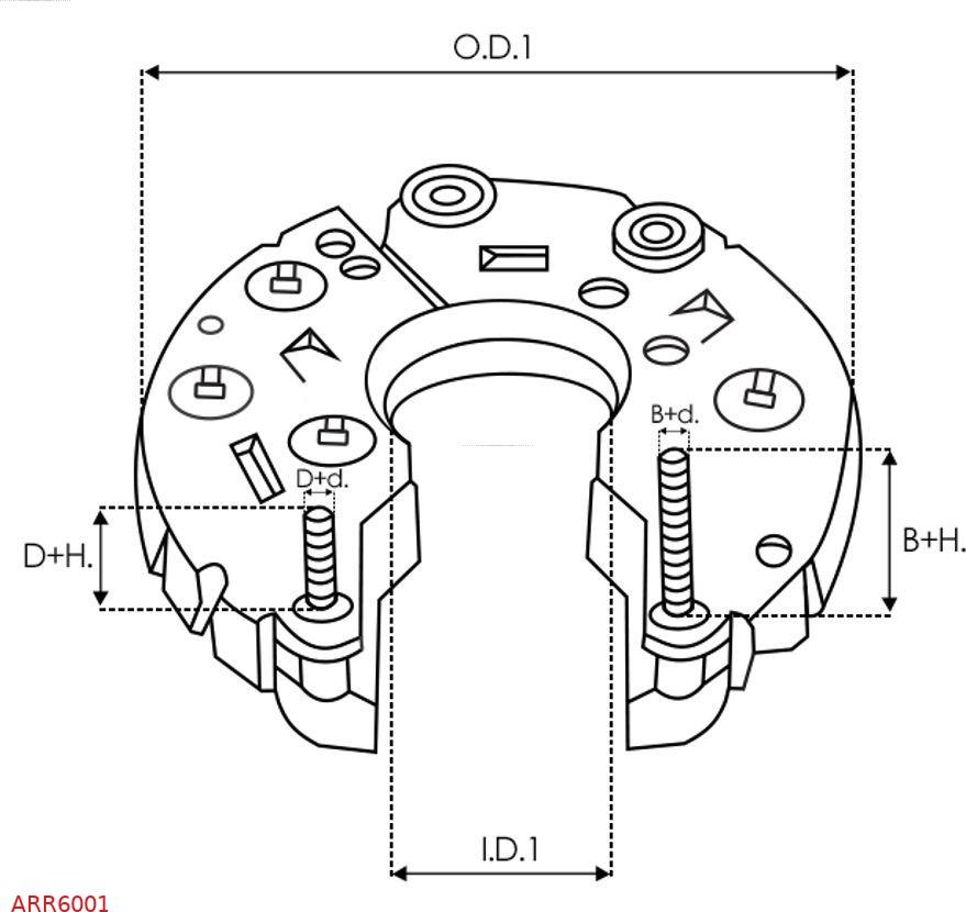 AS-PL ARR6001 - Regulator napona generatora www.molydon.hr