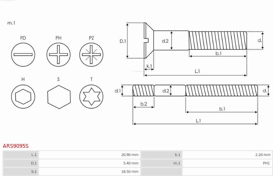 AS-PL ARS9095S - Set za popravak, alternator www.molydon.hr