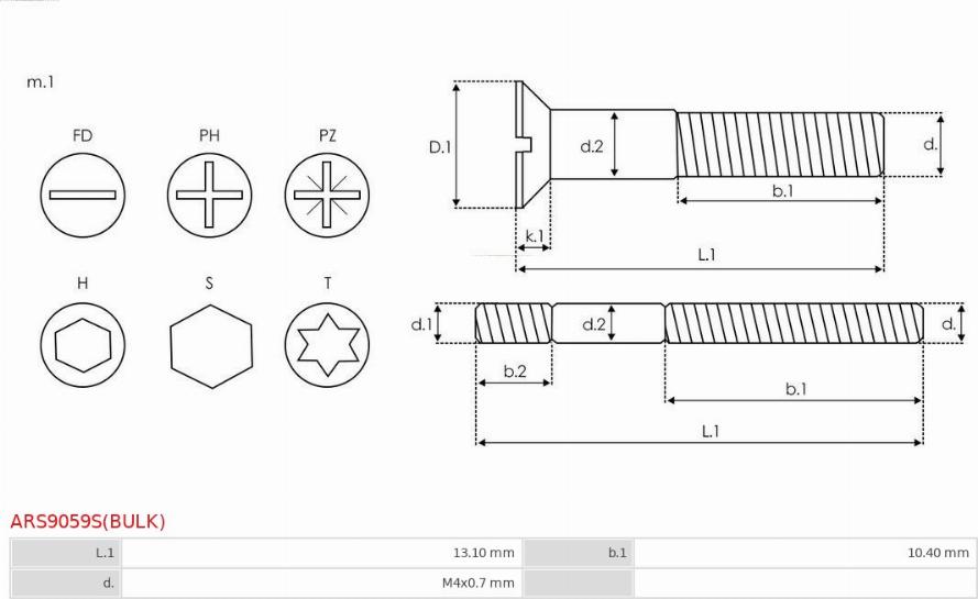 AS-PL ARS9059S(BULK) - Set za popravak, alternator www.molydon.hr