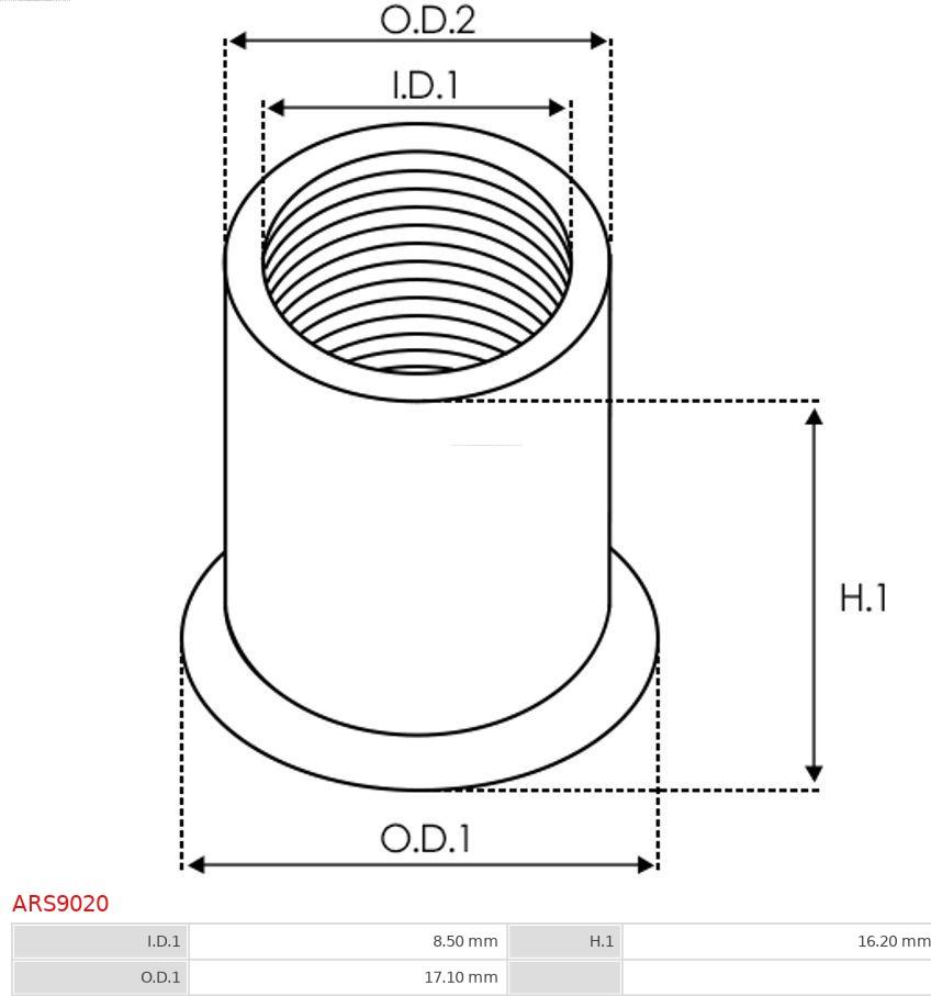 AS-PL ARS9020 - Set za popravak, alternator www.molydon.hr