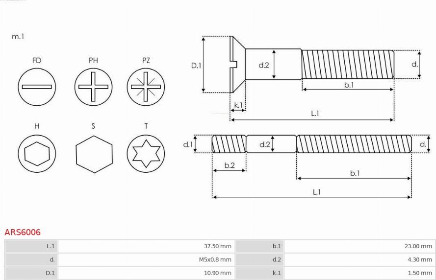 AS-PL ARS6006 - Set za popravak, alternator www.molydon.hr