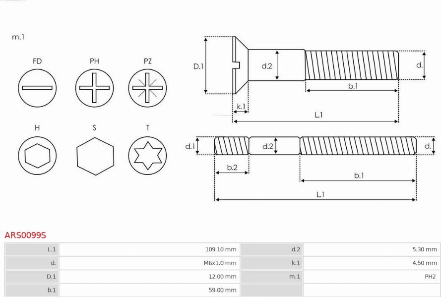 AS-PL ARS0099S - Set za popravak, alternator www.molydon.hr