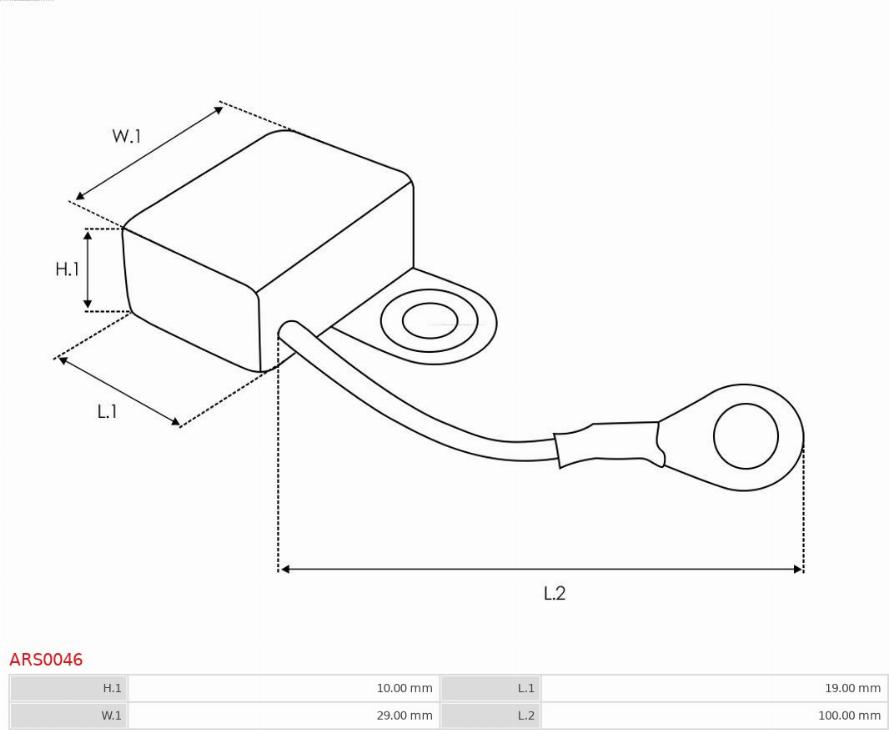 AS-PL ARS0046 - Set za popravak, alternator www.molydon.hr