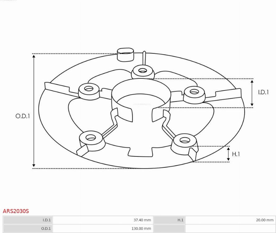 AS-PL ARS2030S - Set za popravak, alternator www.molydon.hr