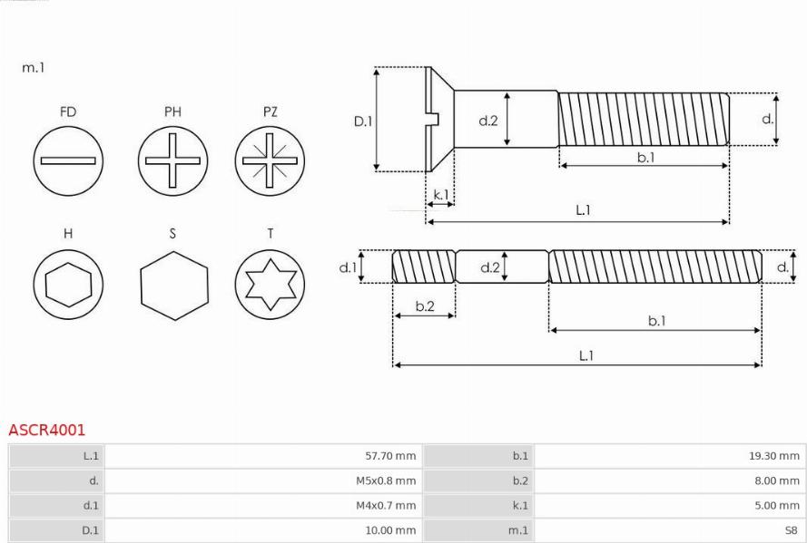 AS-PL ASCR4001 - Set za popravak, alternator www.molydon.hr