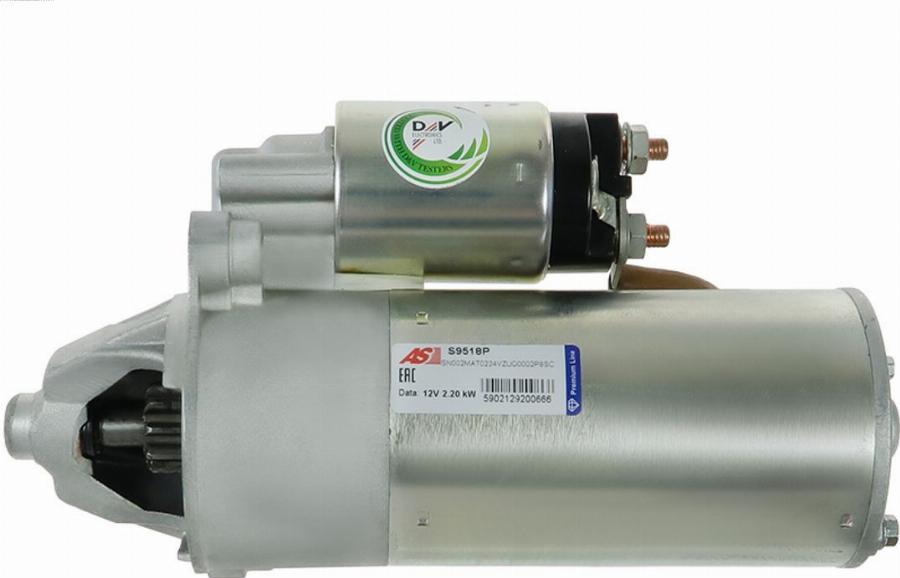 AS-PL S9518P - Starter www.molydon.hr