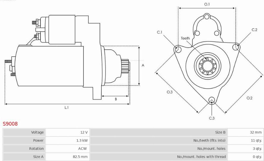 AS-PL S9008 - Starter www.molydon.hr