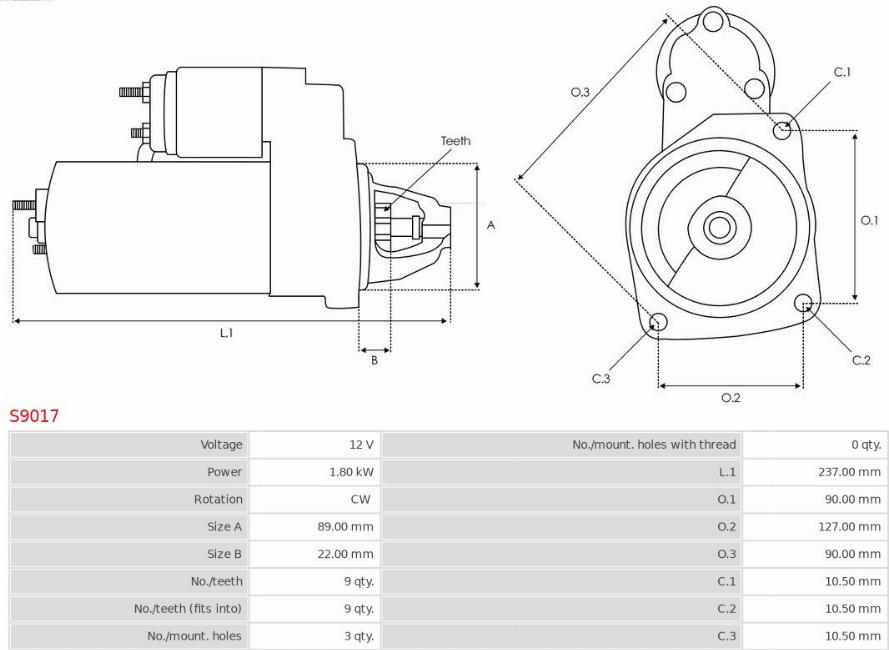 AS-PL S9017 - Starter www.molydon.hr