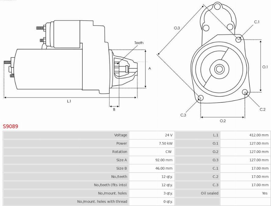 AS-PL S9089 - Starter www.molydon.hr