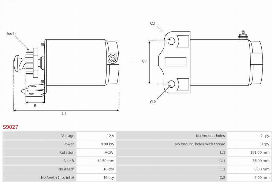 AS-PL S9027 - Starter www.molydon.hr