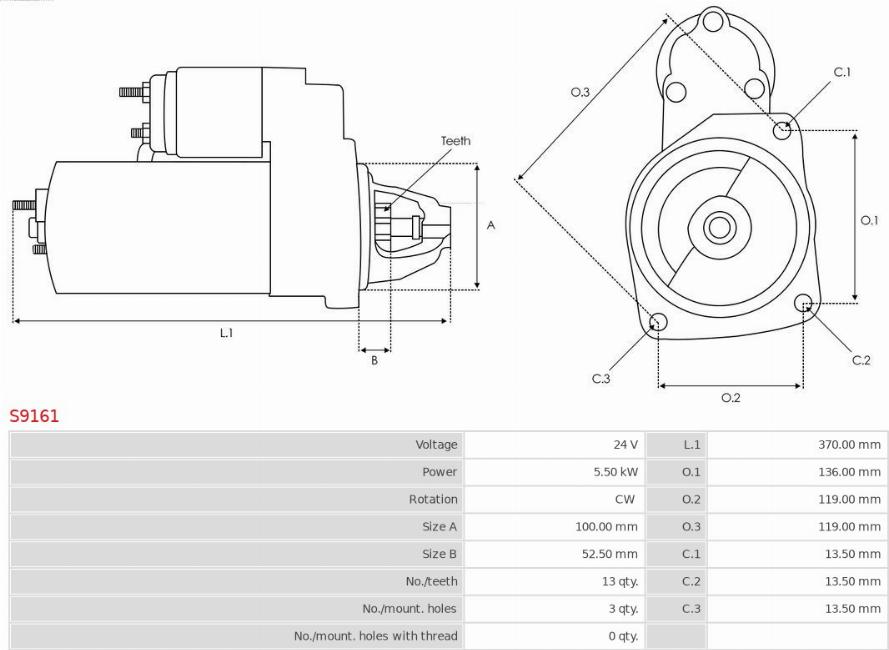 AS-PL S9161 - Starter www.molydon.hr