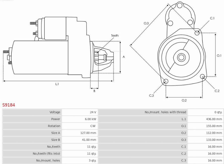 AS-PL S9184 - Starter www.molydon.hr