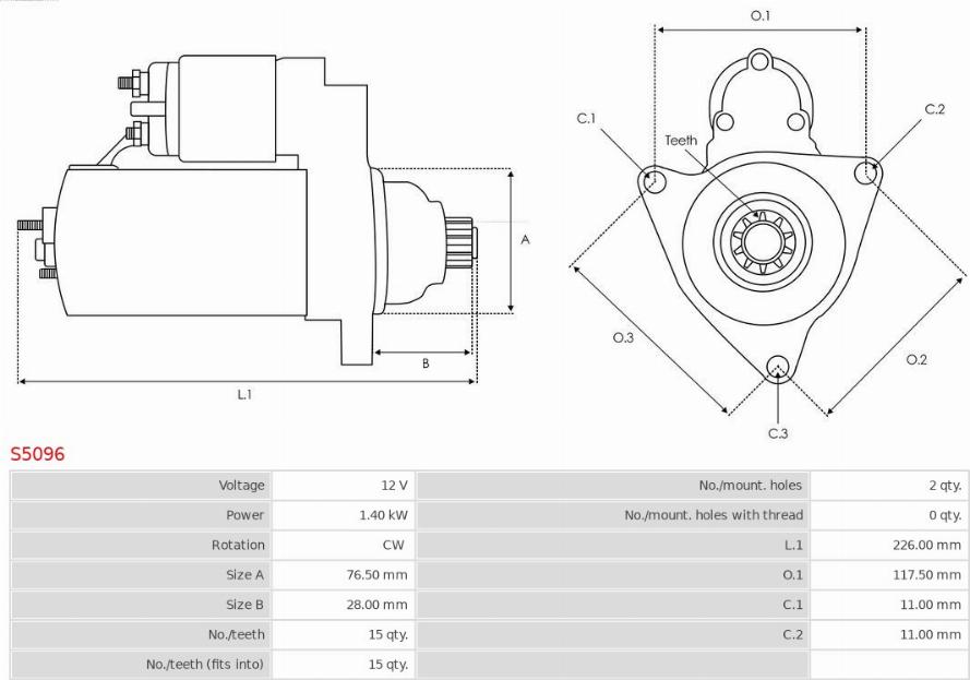 AS-PL S5096 - Starter www.molydon.hr