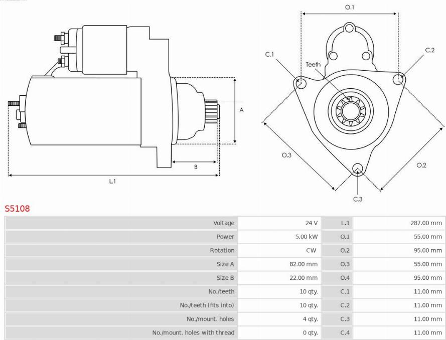 AS-PL S5108 - Starter www.molydon.hr