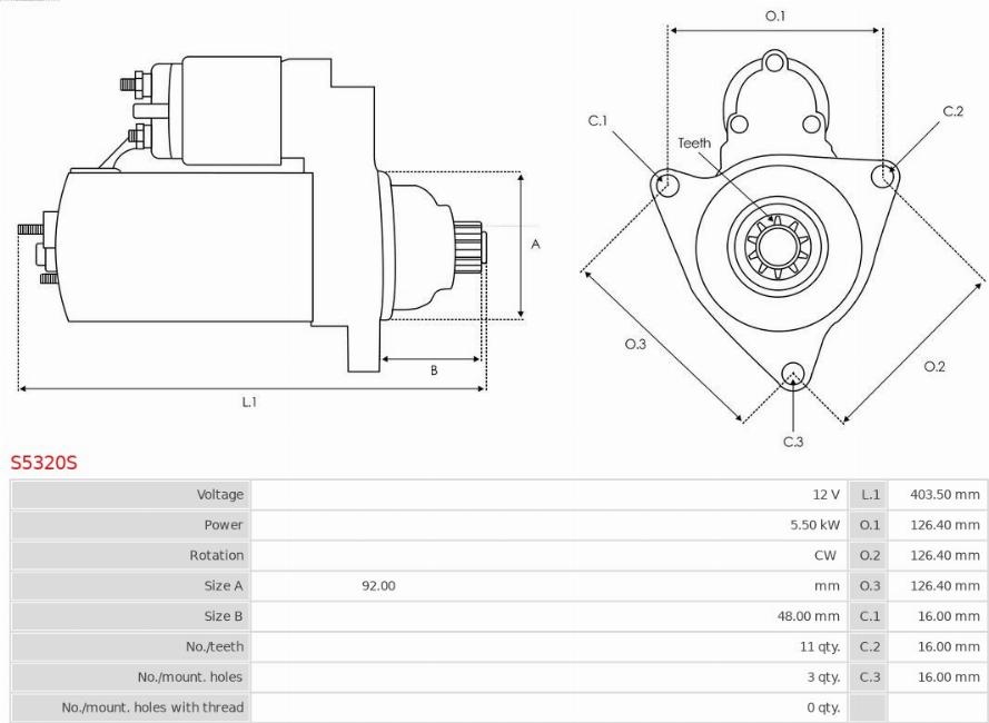 AS-PL S5320S - Starter www.molydon.hr