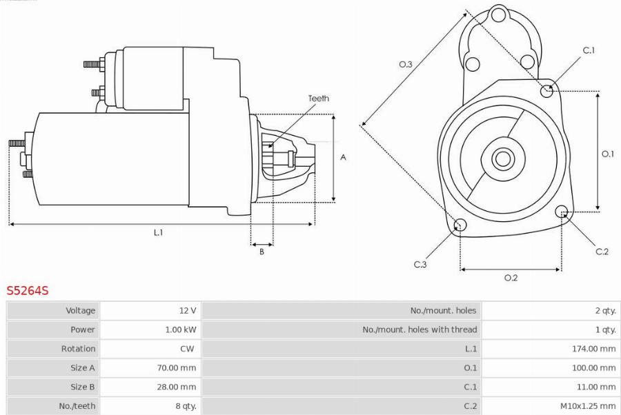 AS-PL S5264S - Starter www.molydon.hr