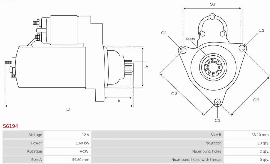 AS-PL S6194 - Starter www.molydon.hr