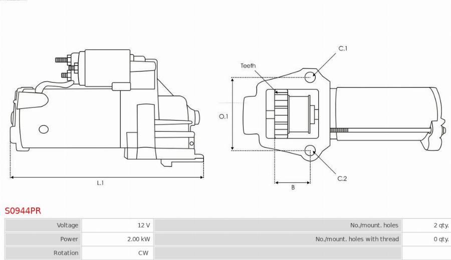 AS-PL S0944PR - Starter www.molydon.hr