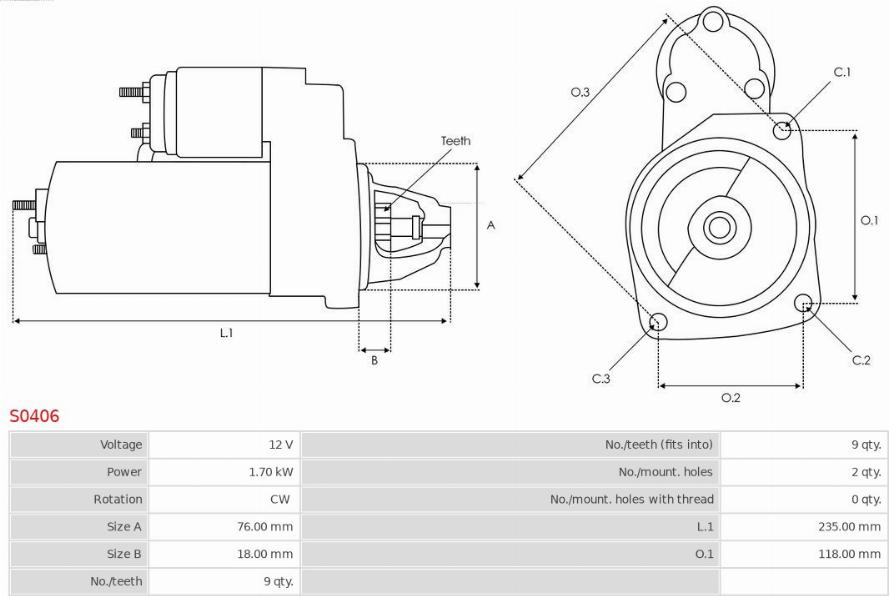 AS-PL S0406 - Starter www.molydon.hr