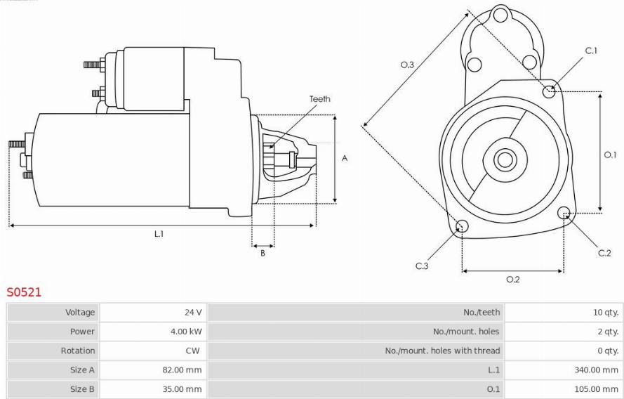 AS-PL S0521 - Starter www.molydon.hr