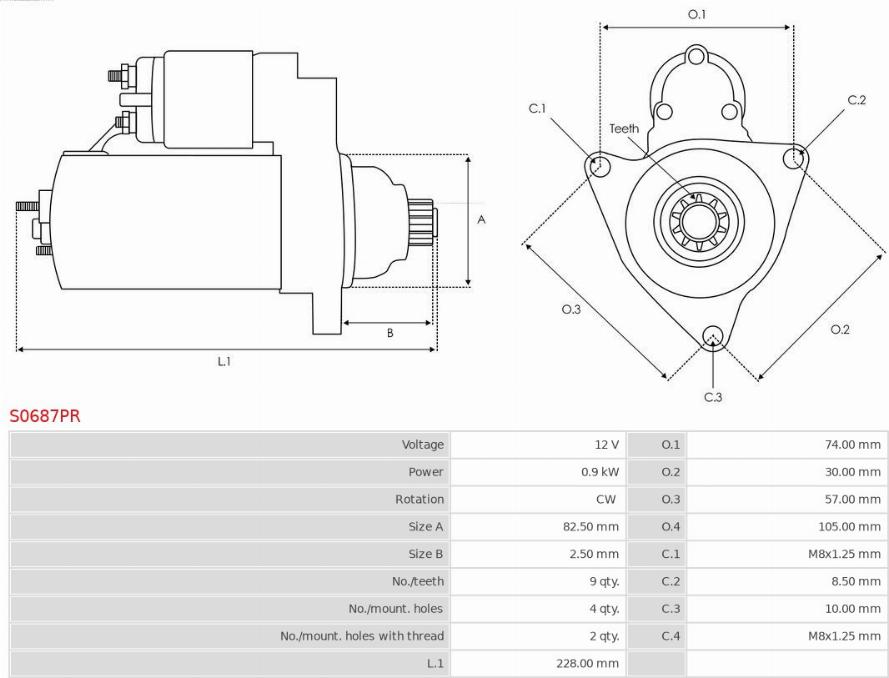 AS-PL S0687PR - Starter www.molydon.hr