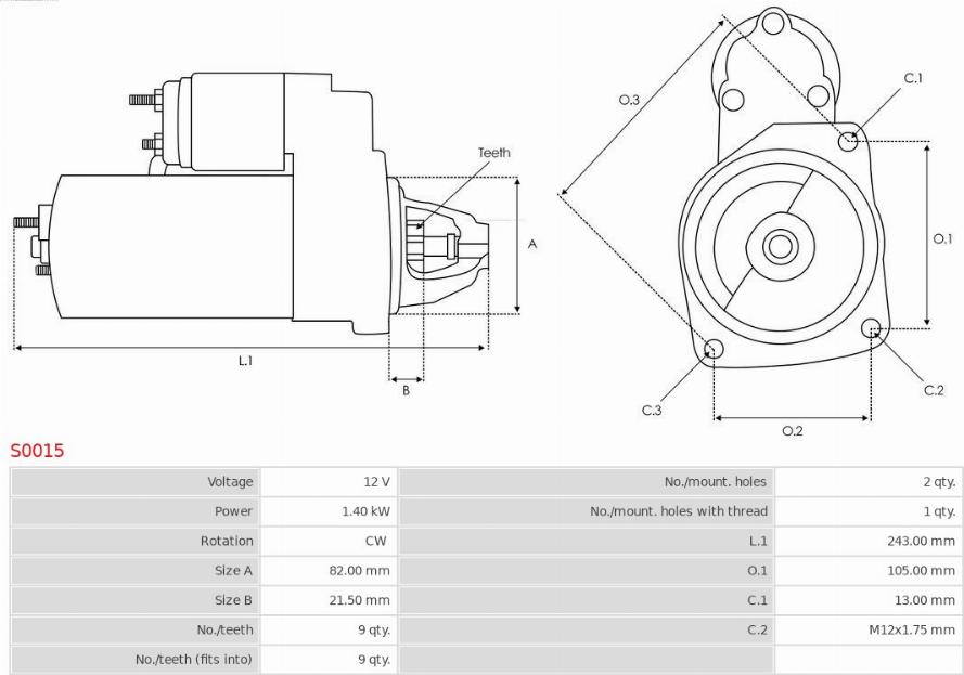 AS-PL S0015 - Starter www.molydon.hr