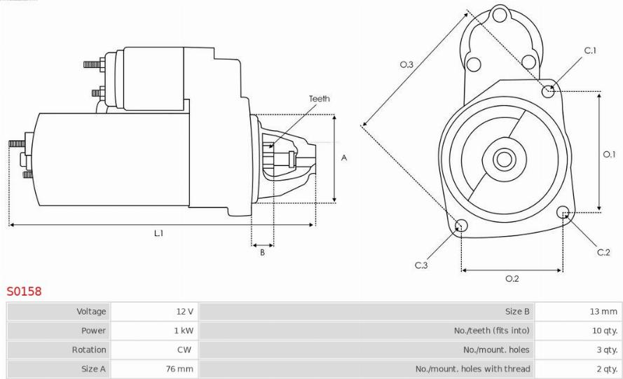 AS-PL S0158 - Starter www.molydon.hr