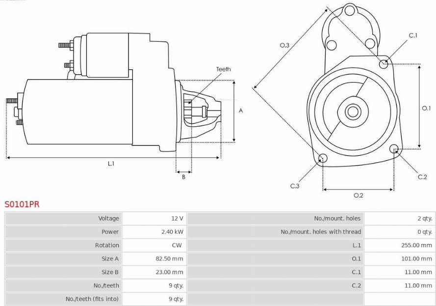 AS-PL S0101PR - Starter www.molydon.hr