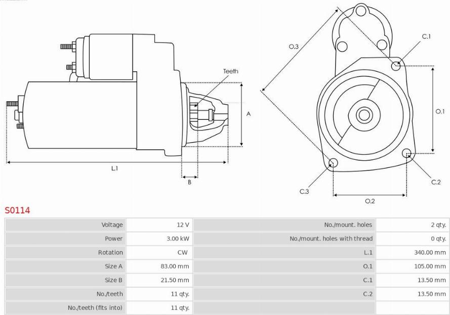 AS-PL S0114 - Starter www.molydon.hr