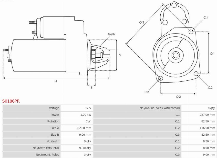 AS-PL S0186PR - Starter www.molydon.hr