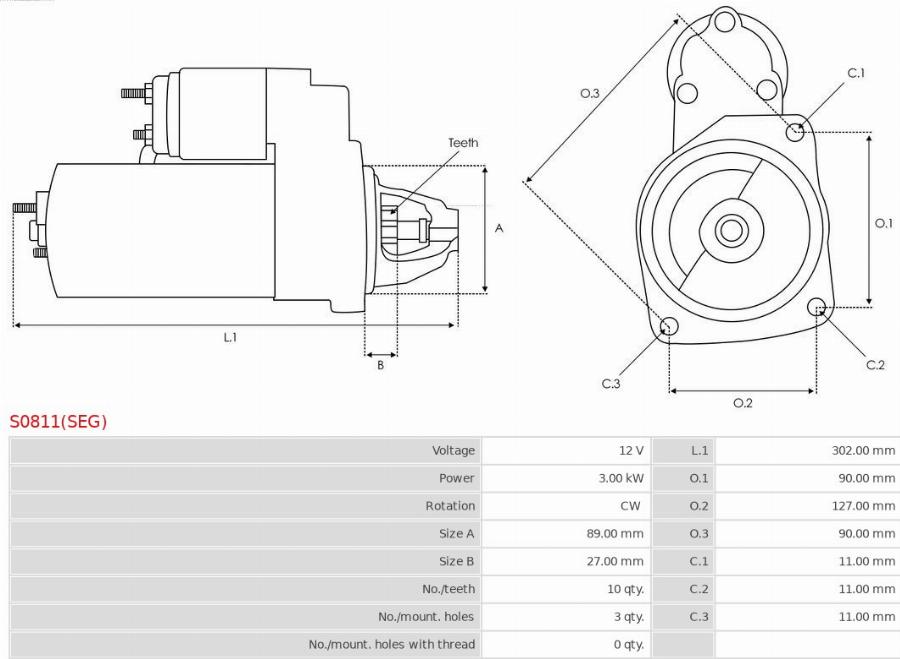 AS-PL S0811(SEG) - Starter www.molydon.hr