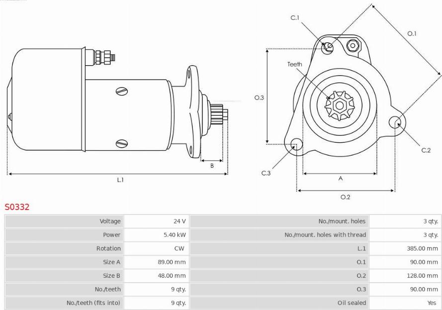 AS-PL S0332 - Starter www.molydon.hr