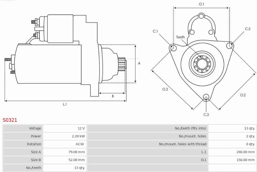 AS-PL S0321 - Starter www.molydon.hr